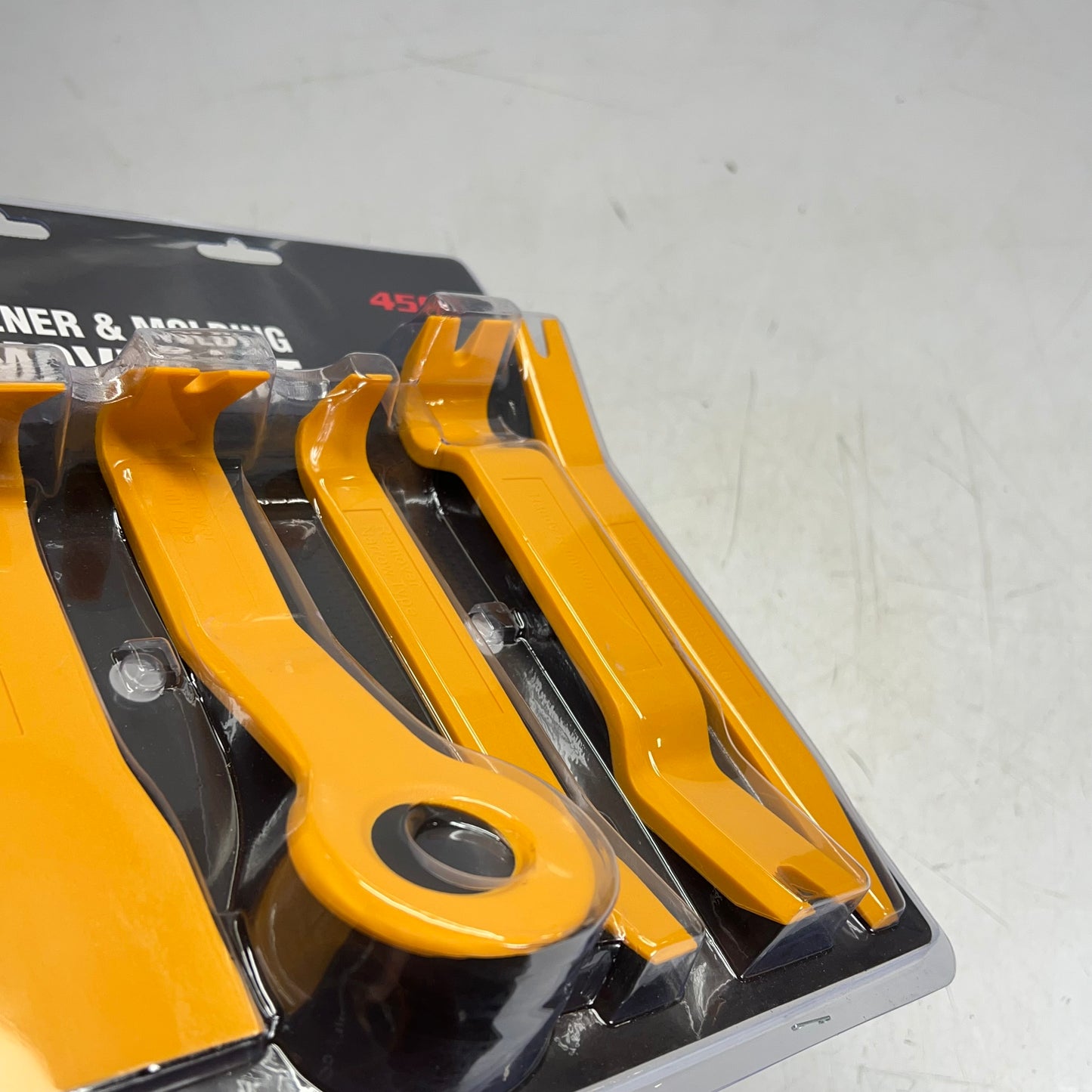 ZA@ ASTRO (5 PIECE) Fastener & Molding Remover Set Plastic Construction  Orange 4505