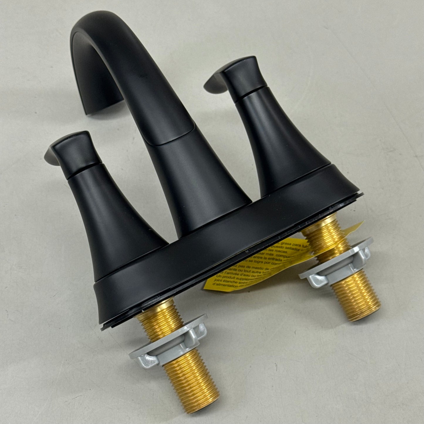 PFISTER Weller Centerset Lavatory Faucet With Pop-up 4" Matte Black LG48-WRPB