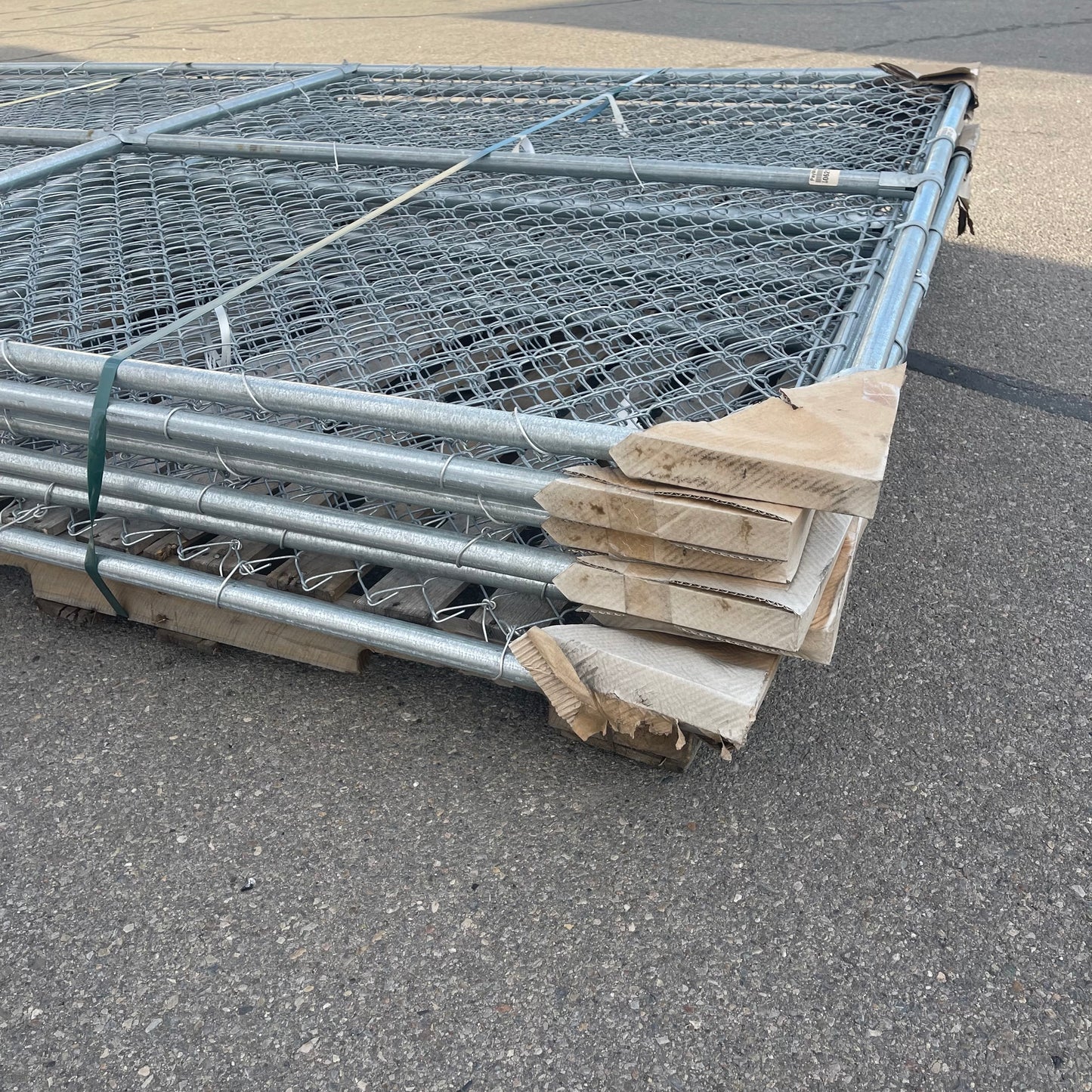 UNKNOWN Plain Kennel Panel 10'x6' Galvanized Steel 328209CH
