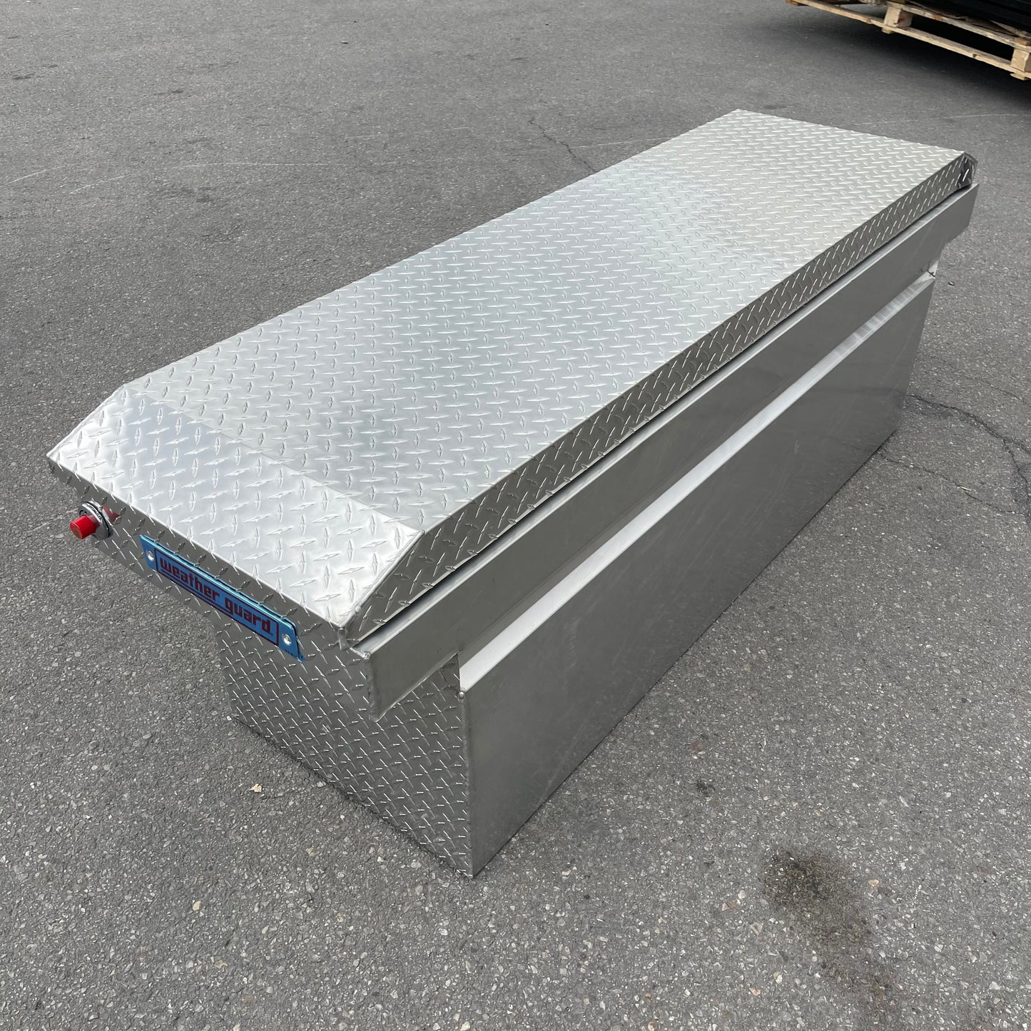 ZA@ WEATHER GUARD Saddle Box, 15 cubic ft, Aluminum 123-0-04