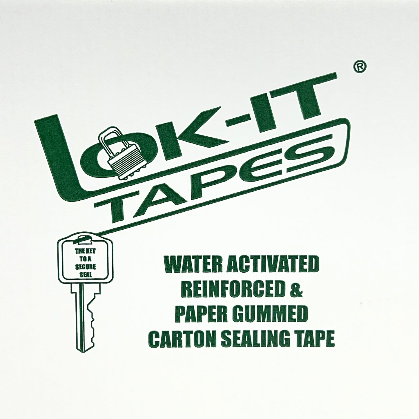 LOK-IT (10 Pack) Reinforced Tape 3" x 450' Brown K3392