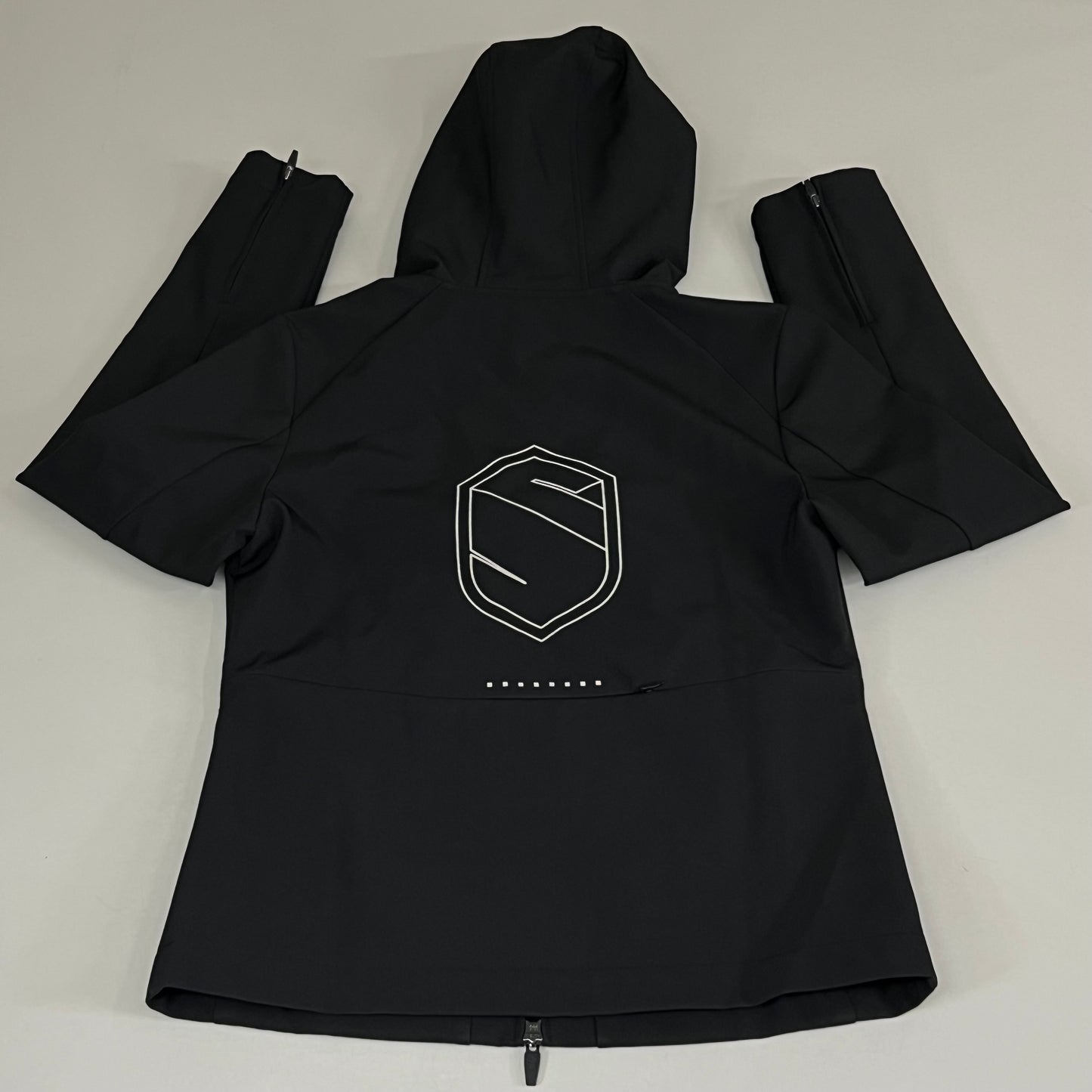 SAMSHIELD Victoria Equestrian Hooded Quick Drying Jacket Women's Sz S Black
