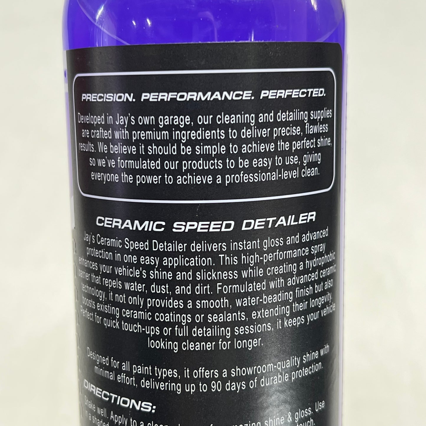 JAY LENO'S GARAGE (2 PACK) Ceramic Speed Detailer Enhance Gloss 16 oz JLG-CSD
