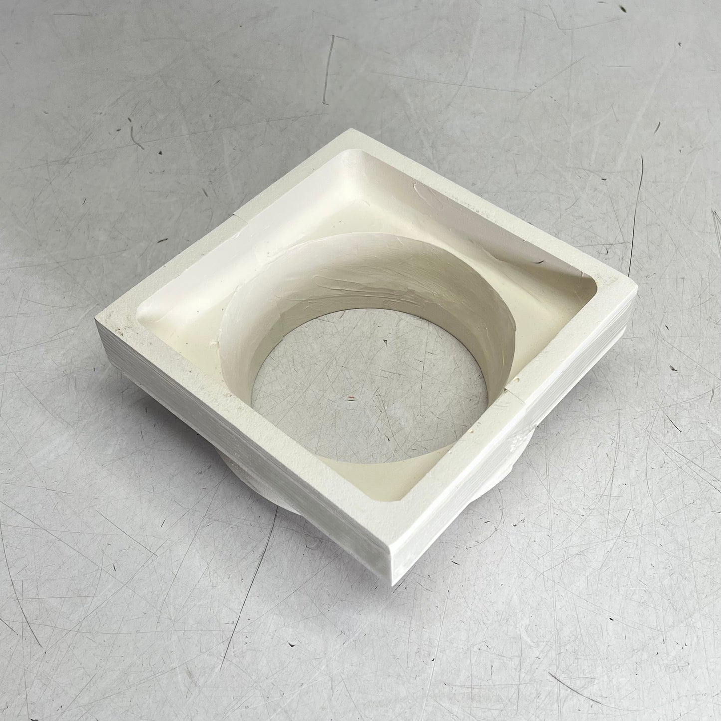 ZA@ Tuscan Cap Base Tapered Fiberglass Colums 6" Column White R-TUSCN-S-6BASE