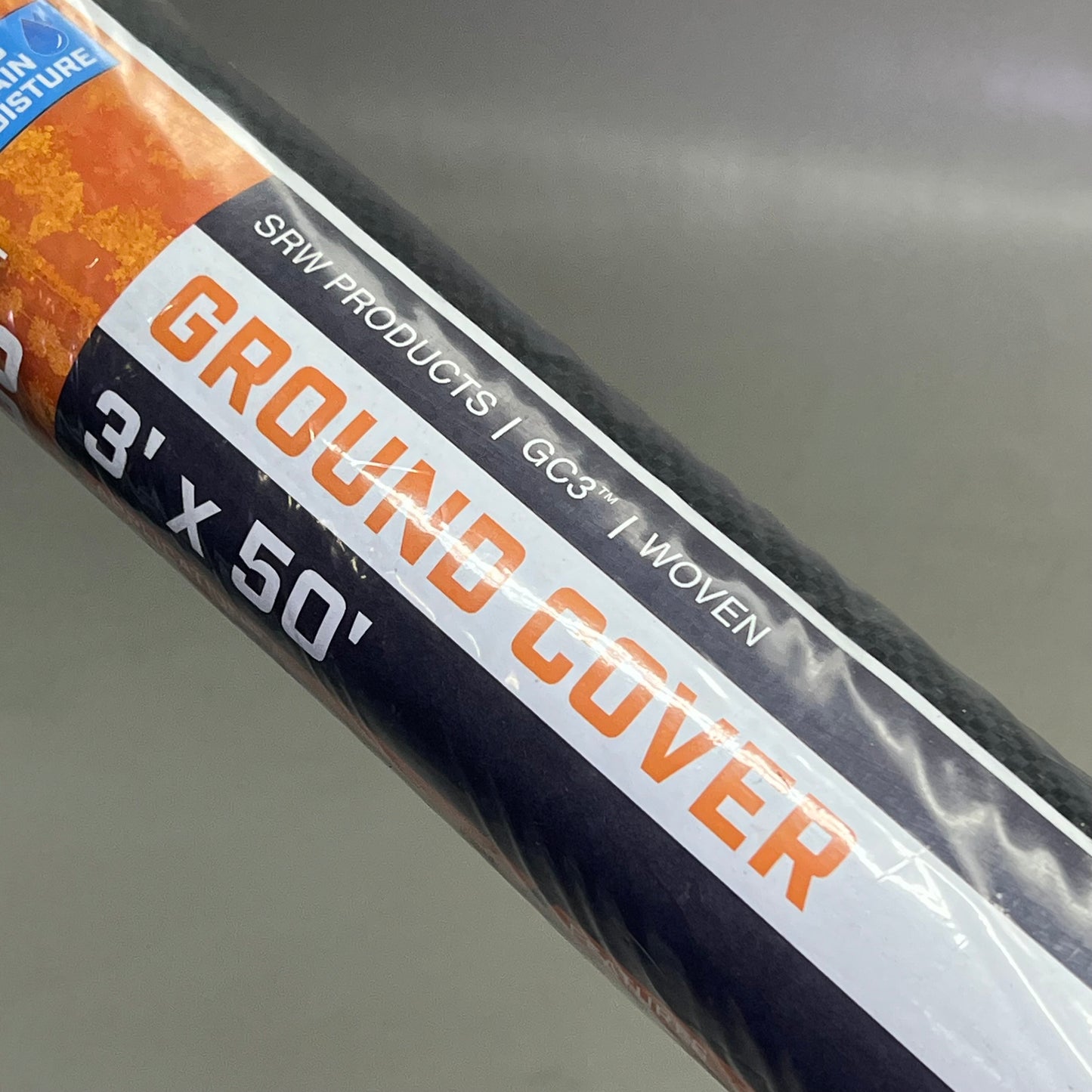 SRW PRODUCTS Ground Cover Fabric GC3 Woven Geotextile  3'x50' Black FGC3 03050