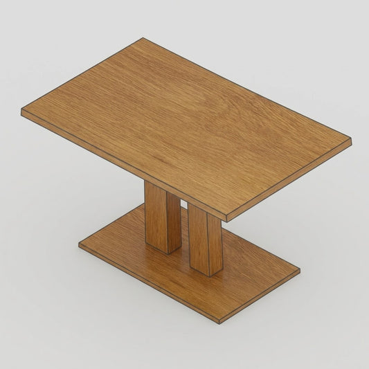 ZA@ Dining Table Sz 50.8"L x 31.9"W x 6.3"H JA2040-117