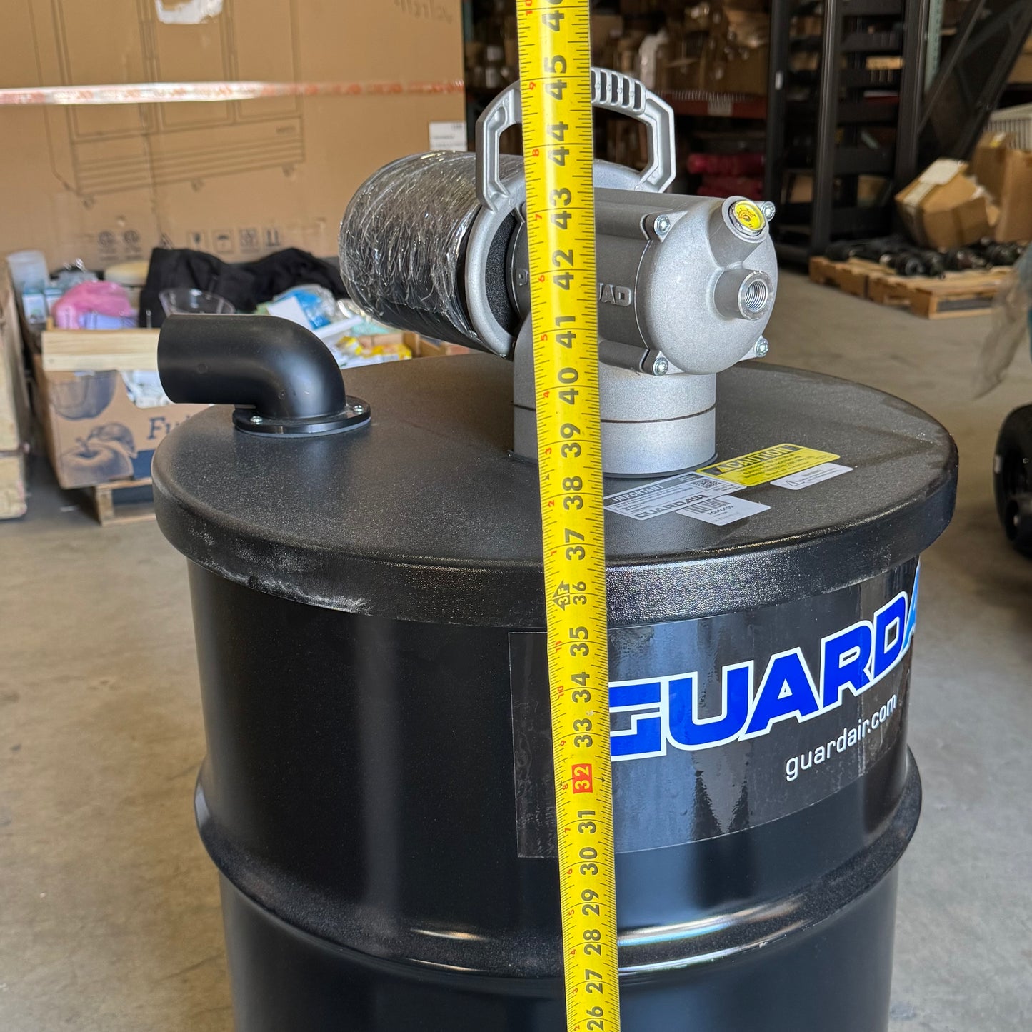 ZA@ GUARDAIR 55 Gal. Standard Vacuum W/2" Inlet PQ55C200 (New)