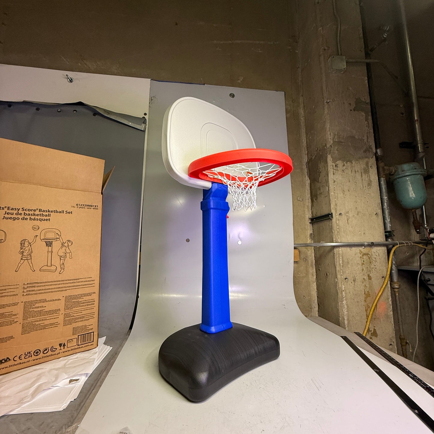 ZA@ LITTLE TIKES TotSports Easy Score Adjustable Kid’s Basketball Set 612329M81X1 D