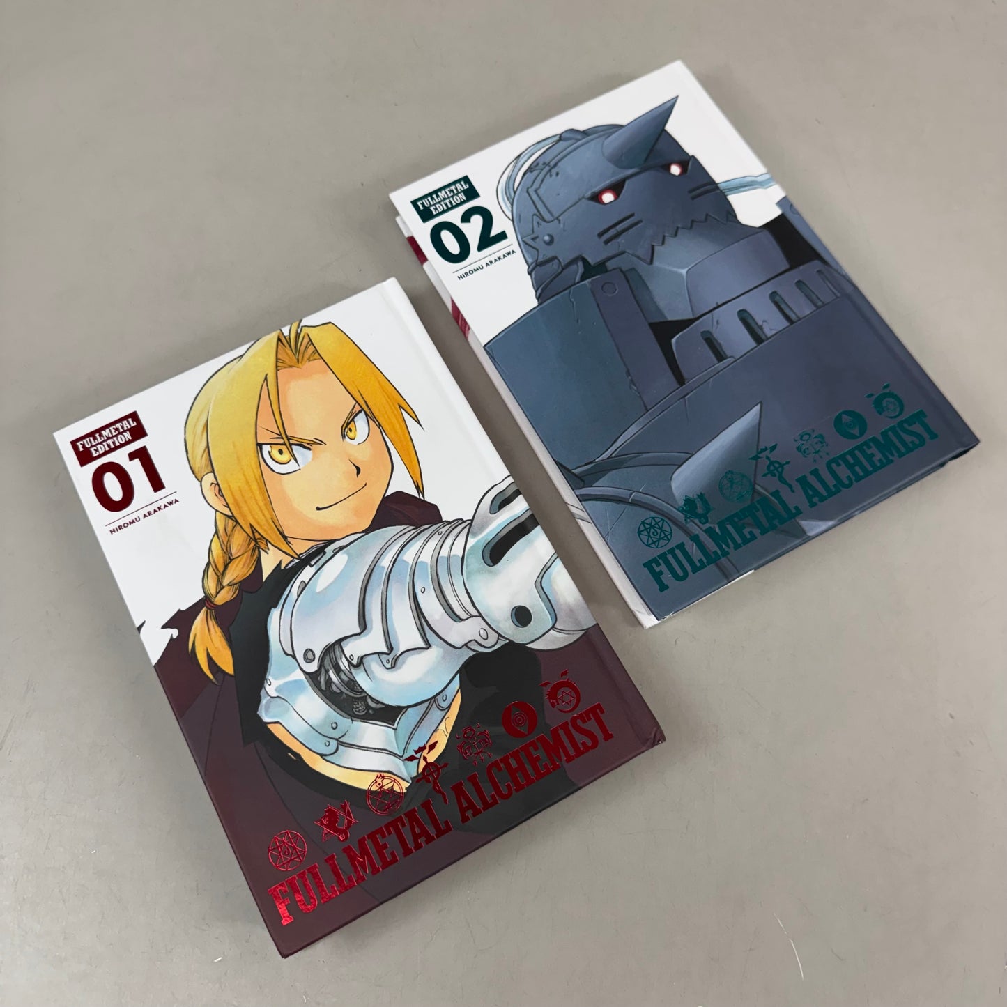 VIZ MEDIA (Volume 1 And 2) Fullmetal Alchemist Full Metal Edition  Hiromu Arakawa Hardcover