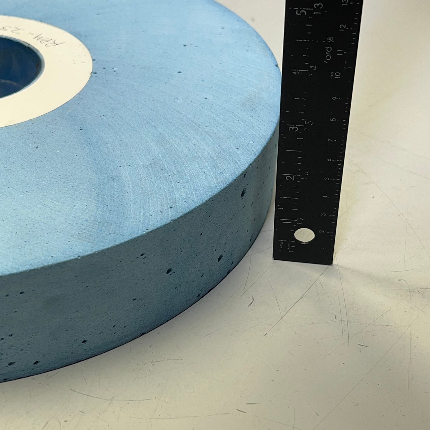 ROCHESTER Grinding Wheel 3" Arbor RPM 2344 330 x 55 x 76.2mm Light Blue 124165