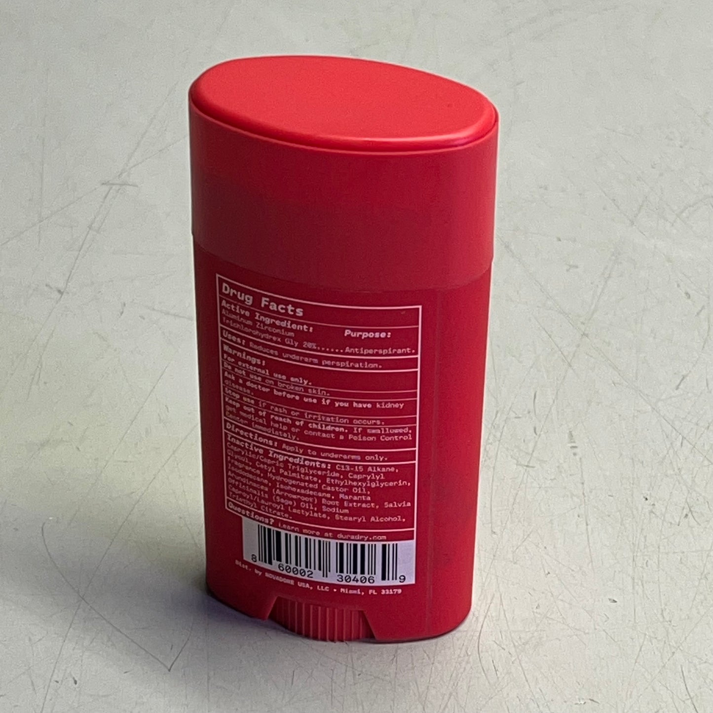 DURADRY(2 PACK) Clinical Strength AM Deodorant & Antiperspirants Clear Sky 2.3oz