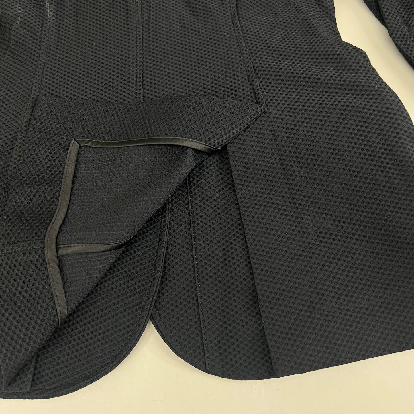 SAMSHIELD Wellington Equestrian Women's Mesh Riding Jacket Sz US 6, UK 8, FR 36 Black