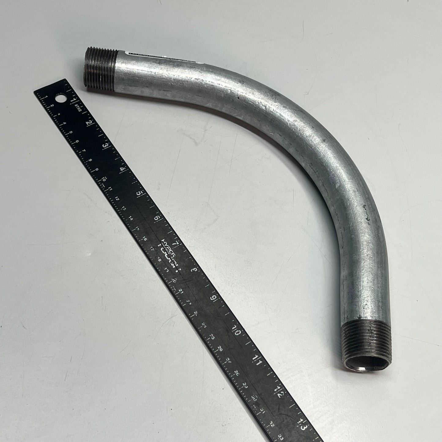WHEATLAND TUBE PICOMA 1 Elbow Rigid 90° STD RAD Galvanized Steel 86692 00163