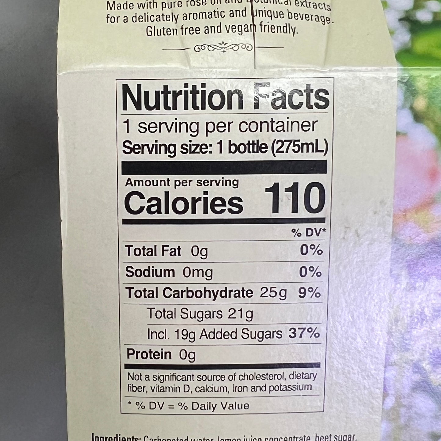 ZA@ ZA@ FENTIMANS (4 PACK) Botanically Brewed Rose Lemonade In Glass Bottles 9.3 Fl Oz