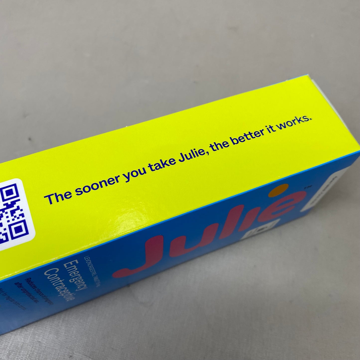 JULIE (2 Pack) Emergency Contraceptive Levonorgestrel Tablets 1.5 mg BB 10/25