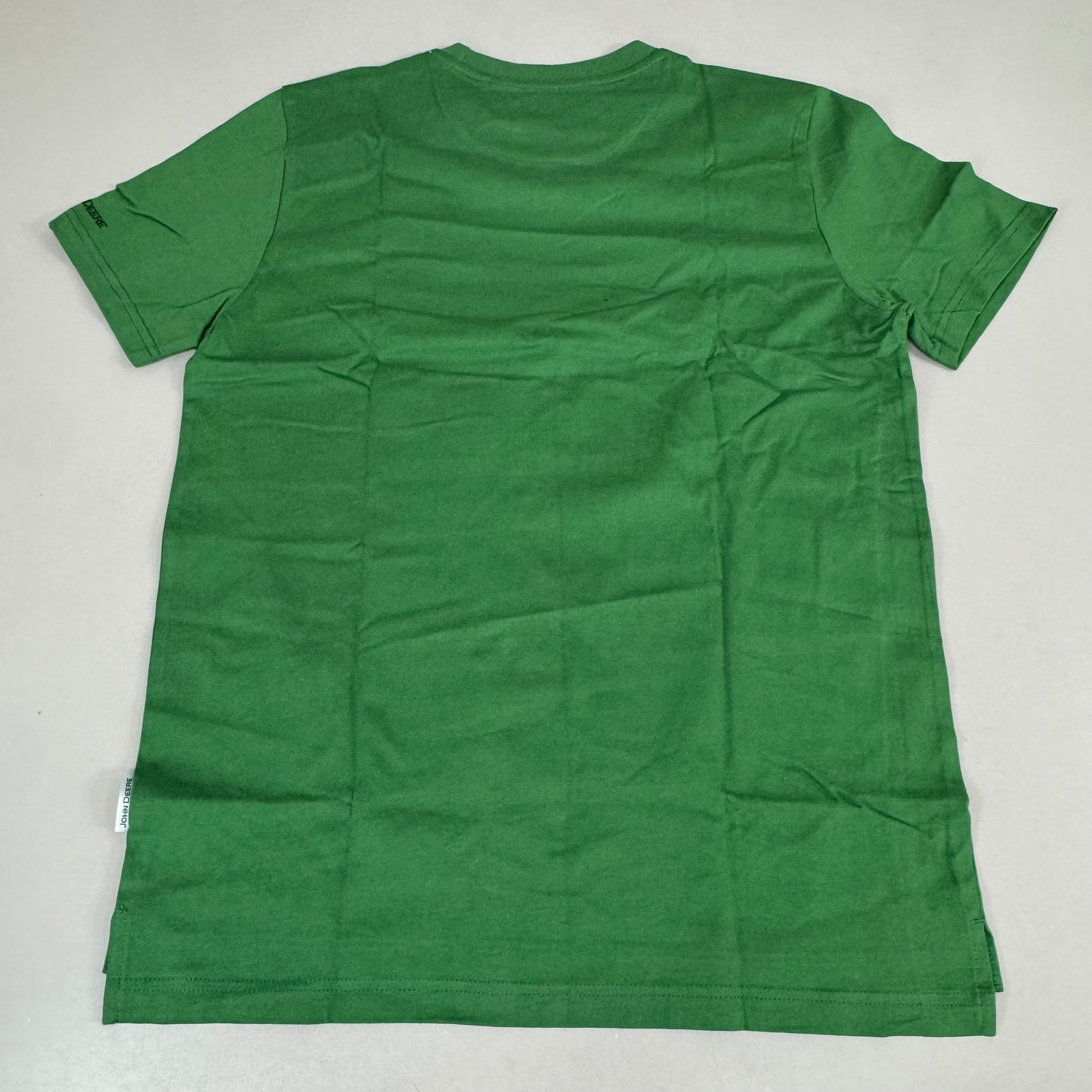JOHN DEERE Embroidered Logo Short Sleeve Tee Shirt Men's Sz M Green 1896842