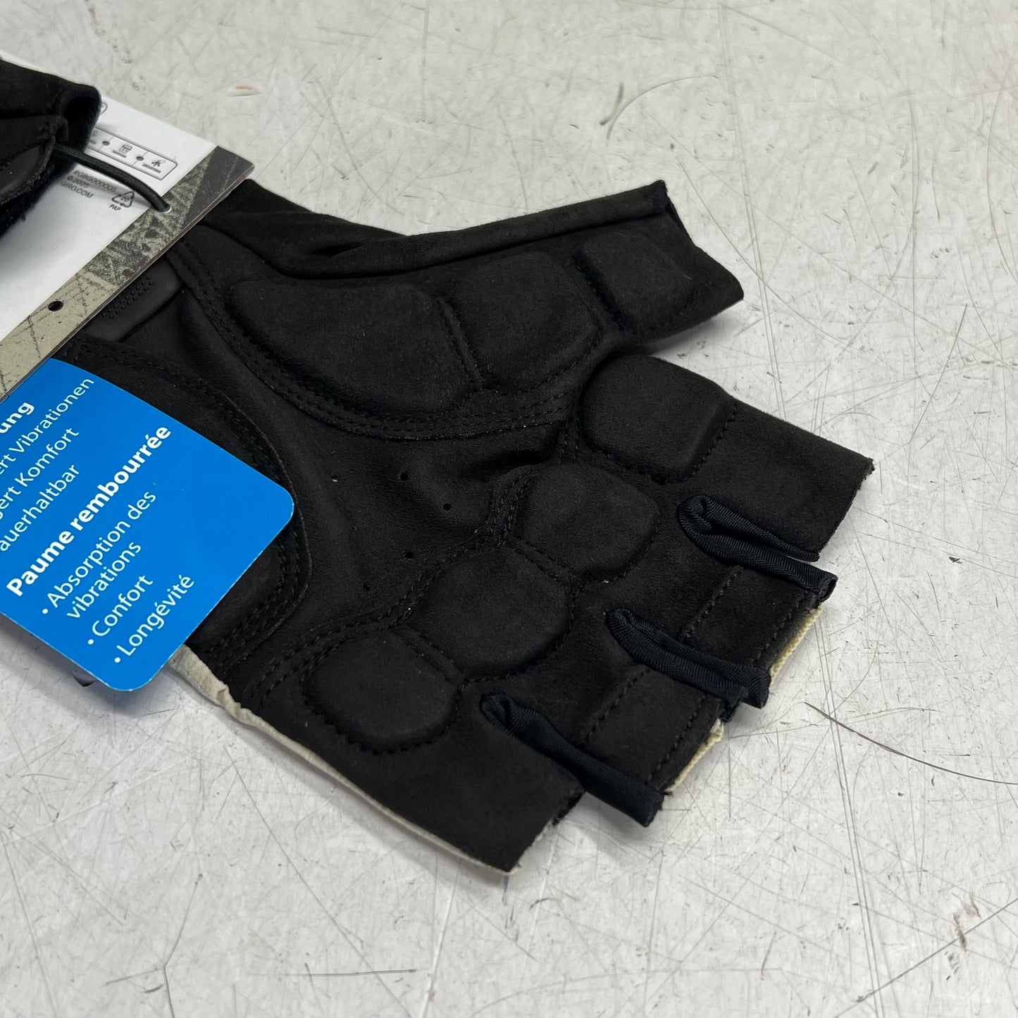 GIRO Bravo Ii Gel Cycling Gloves for Daily Riding Men's Sz L Stone 7200640