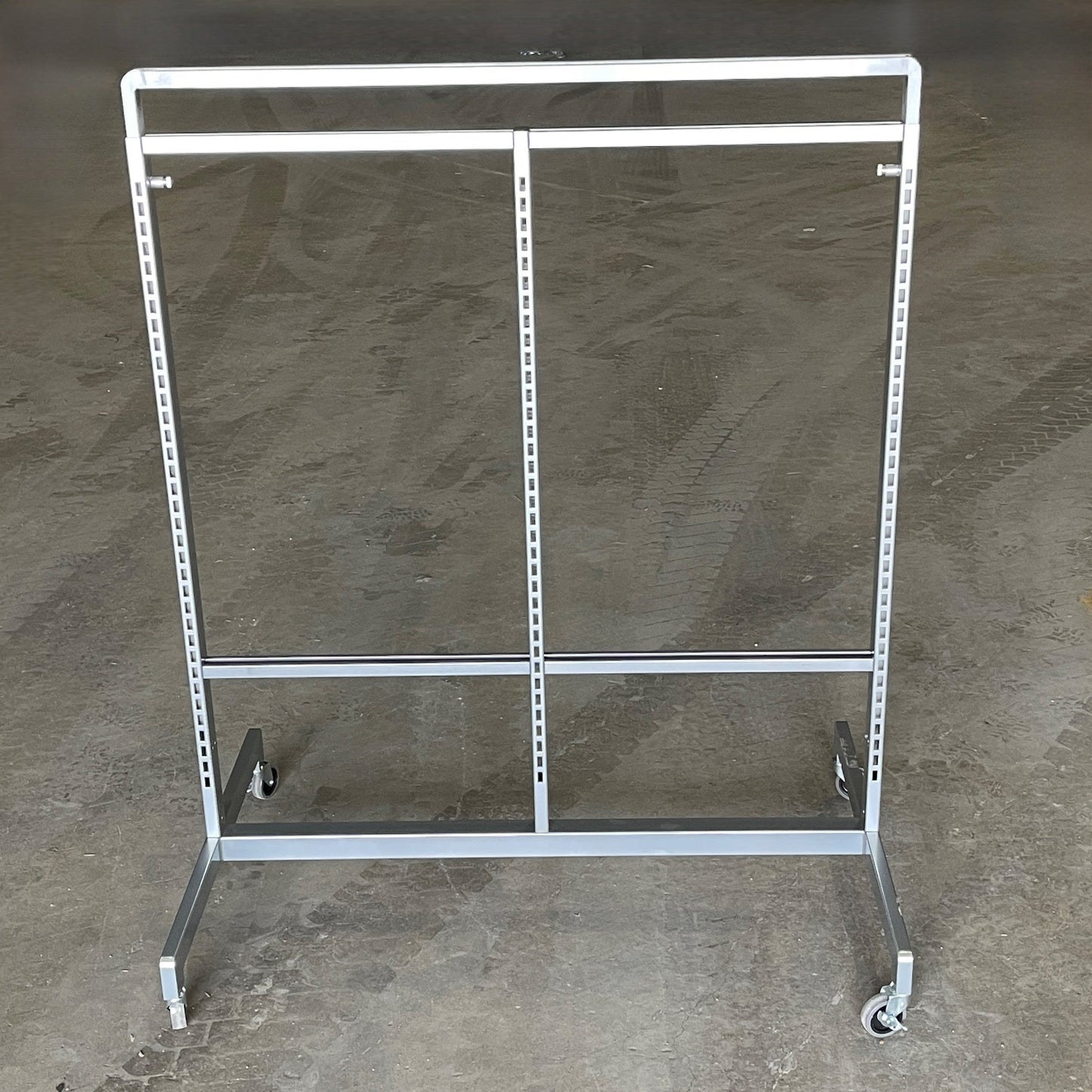 ARTITALIA GROUP Rolling Stainless Double Sided Store Display Stock Rack 48"W WF2565 (New)