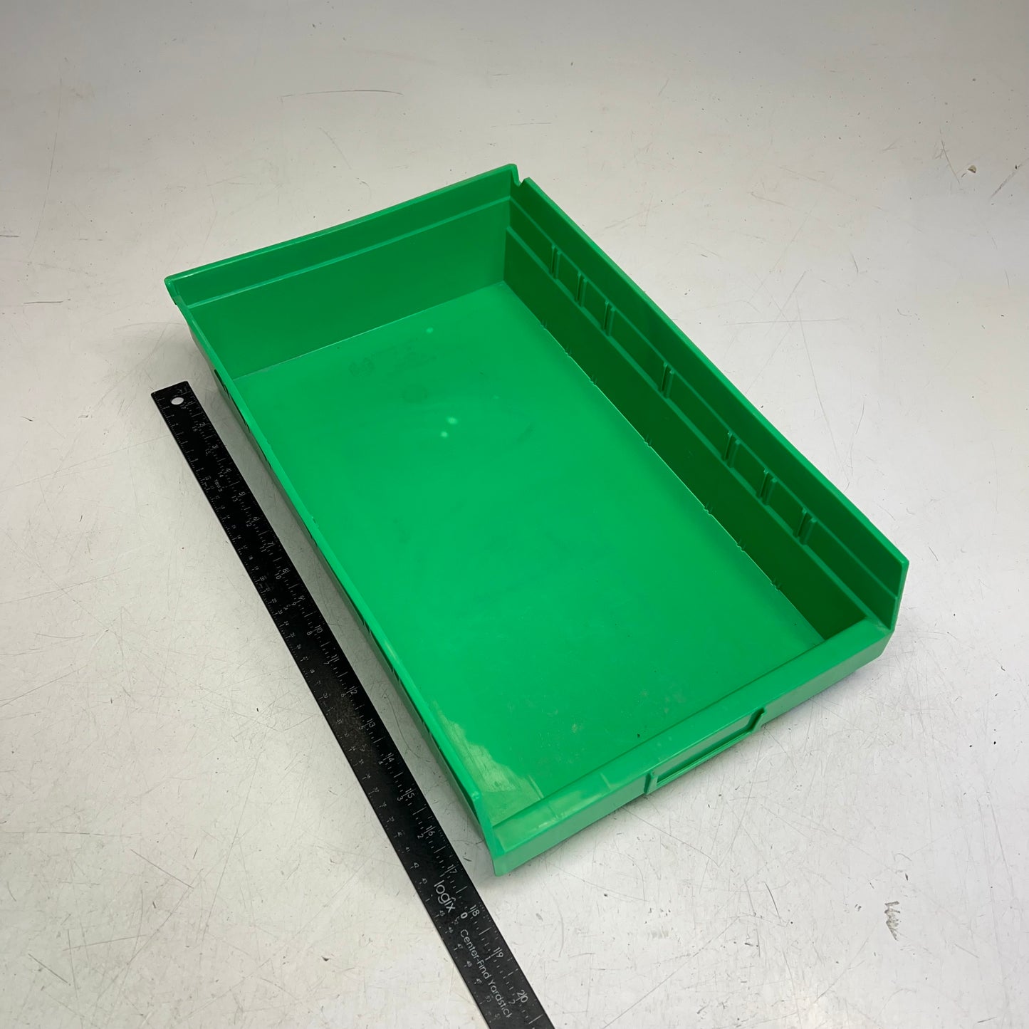 ZA@ (6 PACK) Slide Out Organizing Bins  Assorted Sizes Blue Green