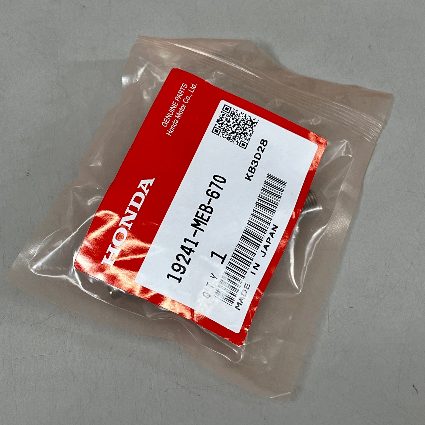 HONDA Water Pump Shaft CRF450R 2002-2008 Genuine OEM 19241-MEB-670