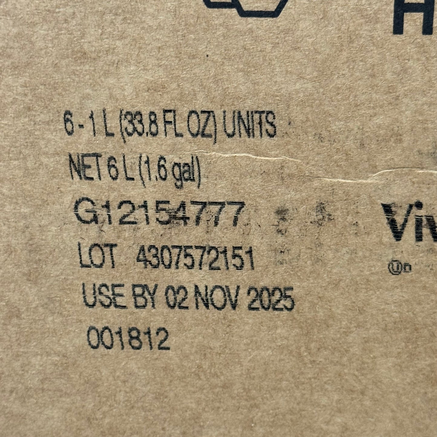 NESTLE (6 PACK) Vivonex RTF Unflavored Elemental Diet Tube Feeding 1 L BB 11/25