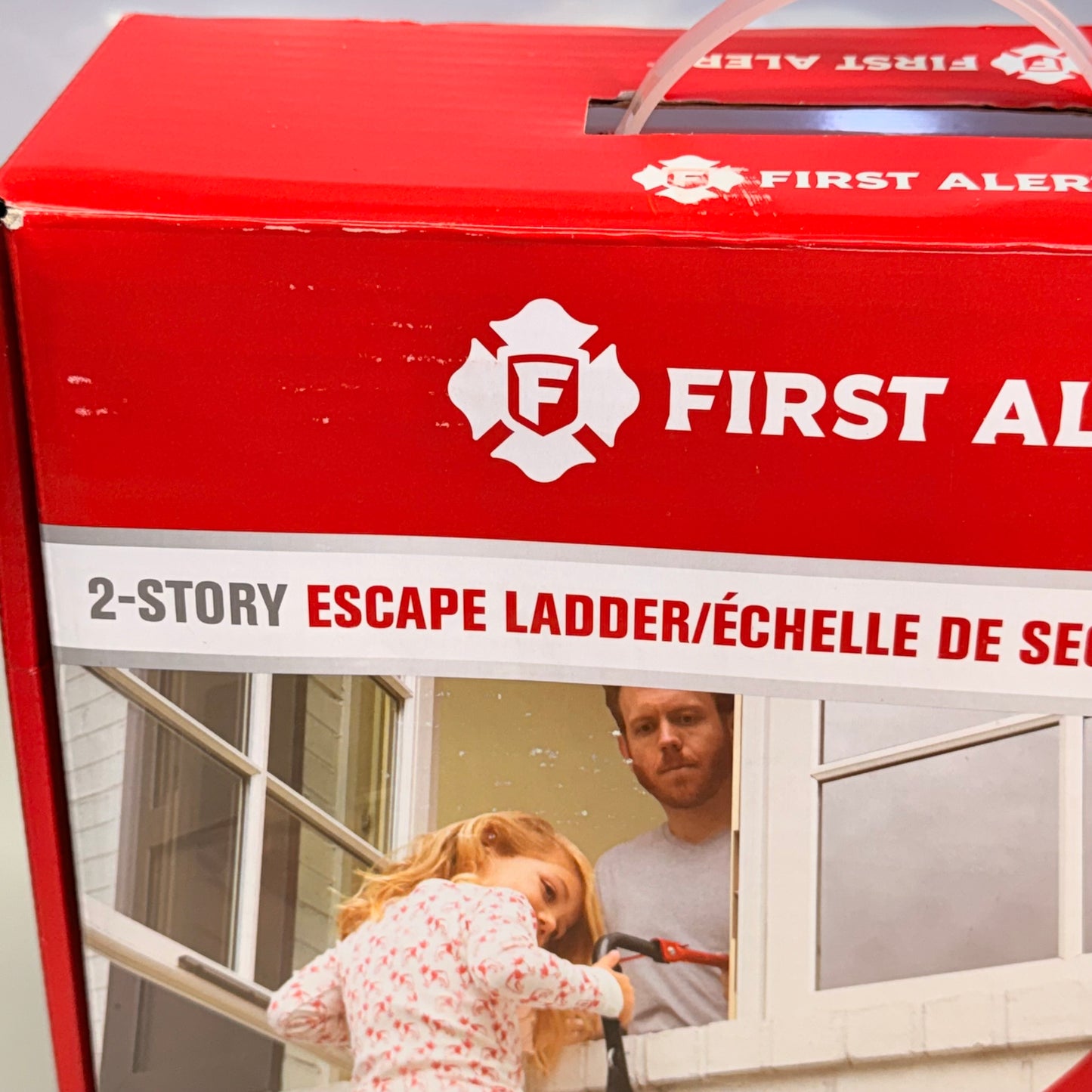 FIRST ALERT 2-Story Escape Steel Ladder 14 ft Black/Red 1047153 (New-Other)