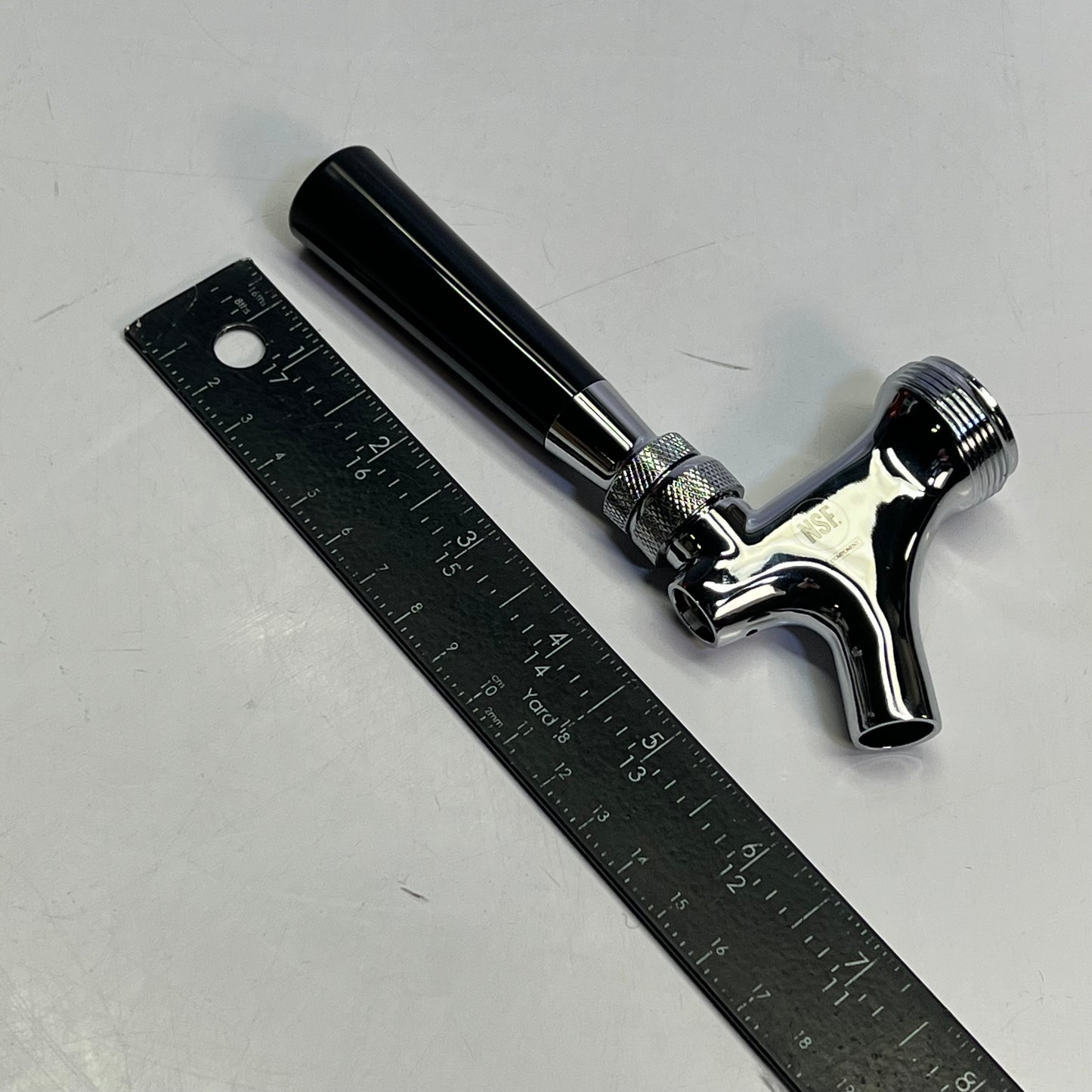 TALOS Stainless Steel 4-Tap Beer Tower W/ Column Chrome/Black 178TOWERQUAD