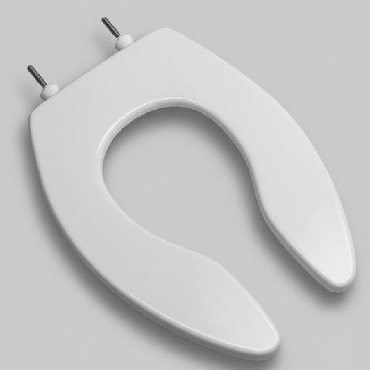 OLSONITE Elongated Plastic Toilet Seat, White 95SSCT000 (New Other, Distressed Box)