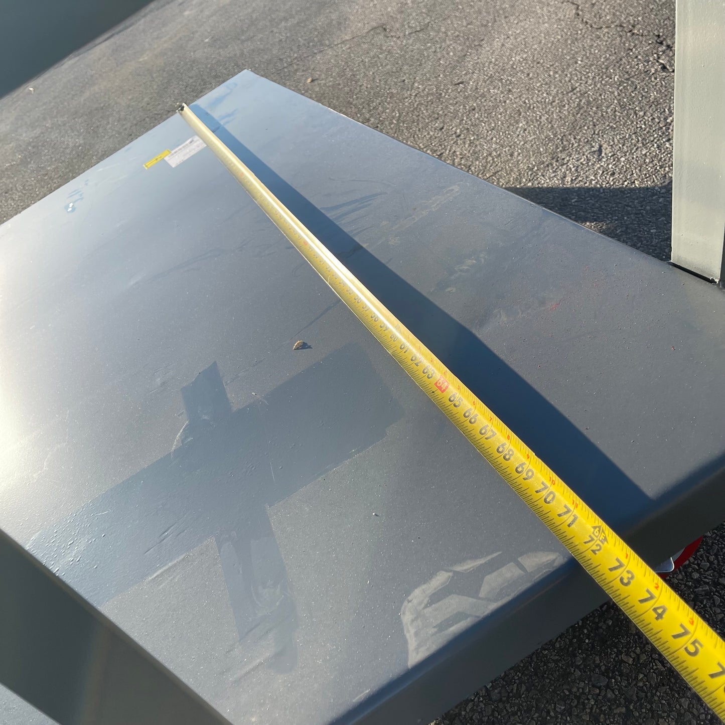 ZA@ Pallet of LITTLE GIANT Flush Platform Truck 72”x36” Grey (AS-IS)(D)