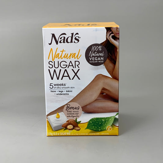 NADS Natural Sugar Wax With Bonus Pre-Wax Cleansing Soap 5269EN03