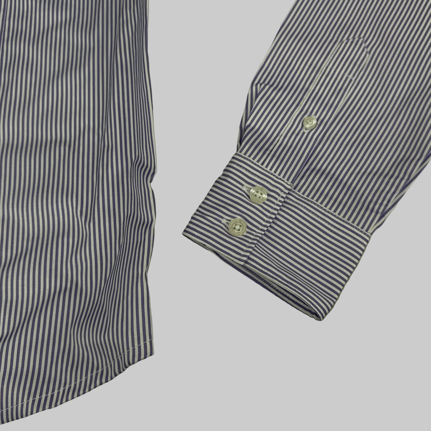 CINCH Long Sleeve & Shirt Tail Stripe Button Down Top Women's SZ M Purple MSW9164087