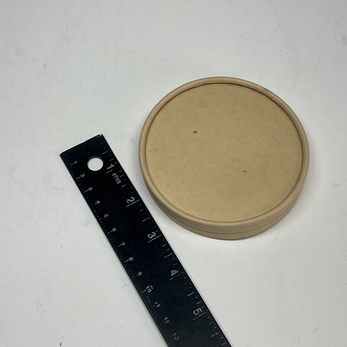 RESTAURANTWARE (200 PACK) Bio Tek Round Bamboo Paper Soup Container Fits 16oz Tan RWA0164