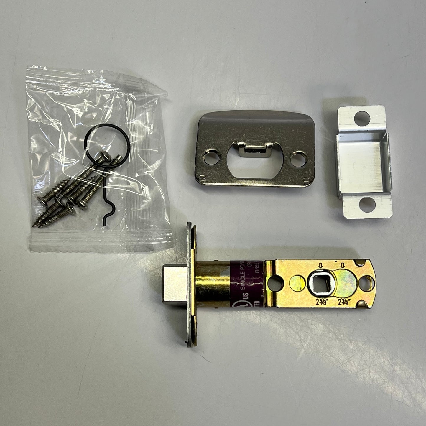 KWIKSET Carson Passage Commercial Door Lock Satin Nickel 94070-001
