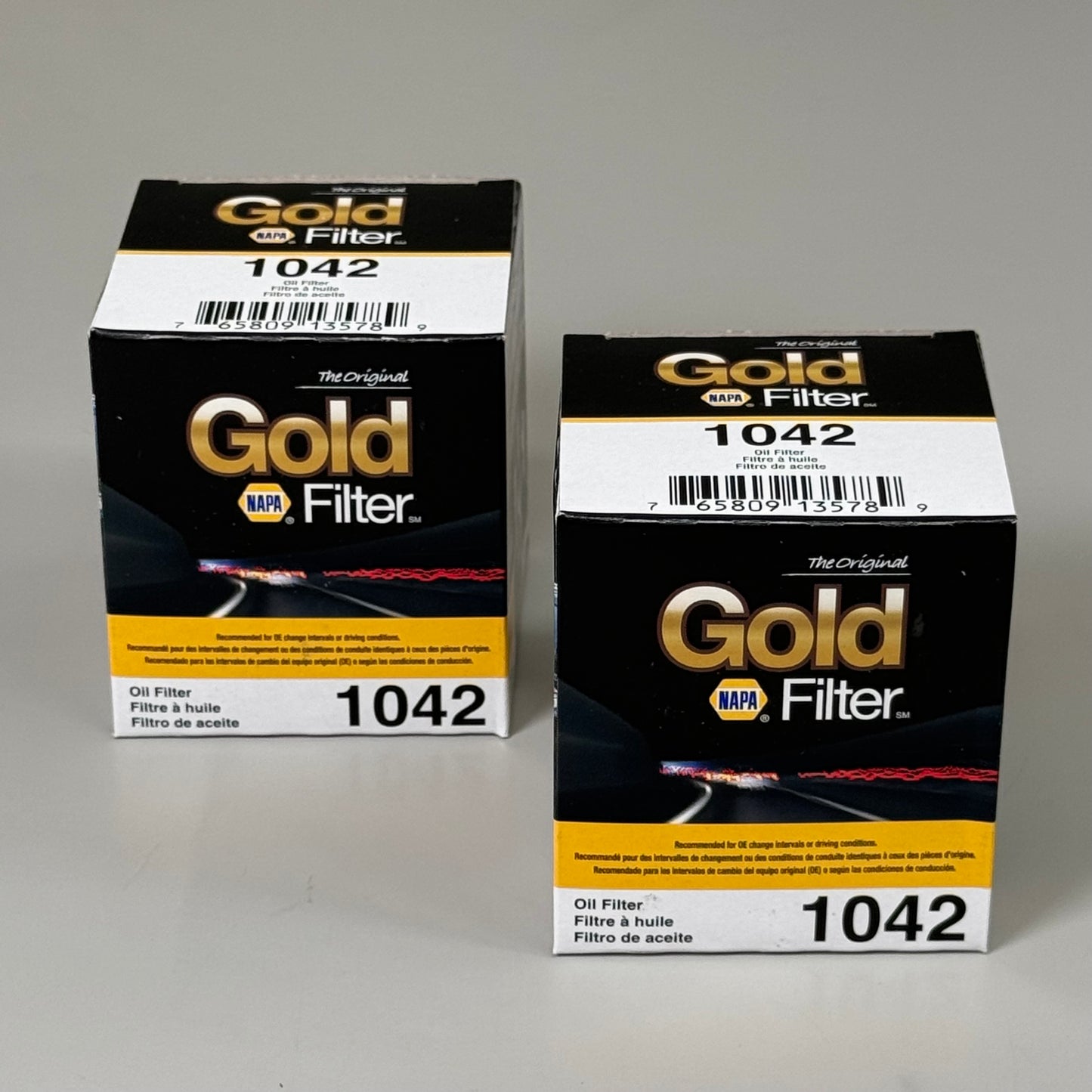 NAPA (2 PACK) The Original Gold Filter Enhanced Cellulose 13/16"-16 Thread 1042