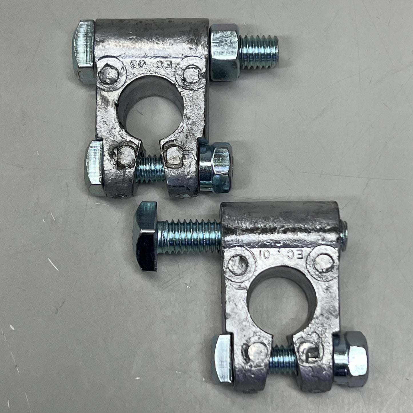 Adapter Battery Terminal (6 PACK) Sz 2” x 2”, Grey CAGEU407