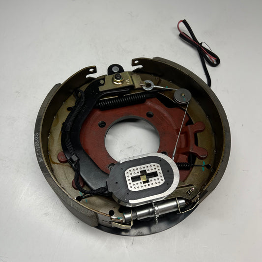 MAT Electric Brake Assembly Left Hand 4 Hole Axle 12-1/4" X 3-3/8" BK77-1208-|01