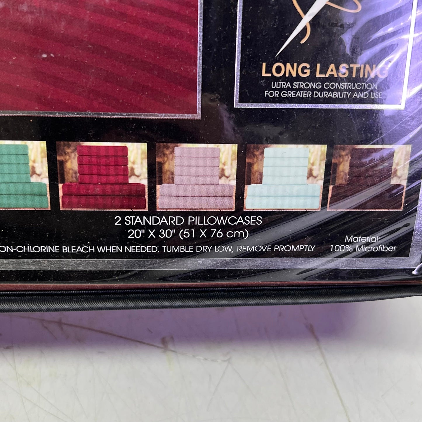 ZA@ ELEGANT COMFORT (6 PIECE SET) Luxury Soft Bed Sheets Set Dobby Stripe Design Twin/Twin XL Copper C