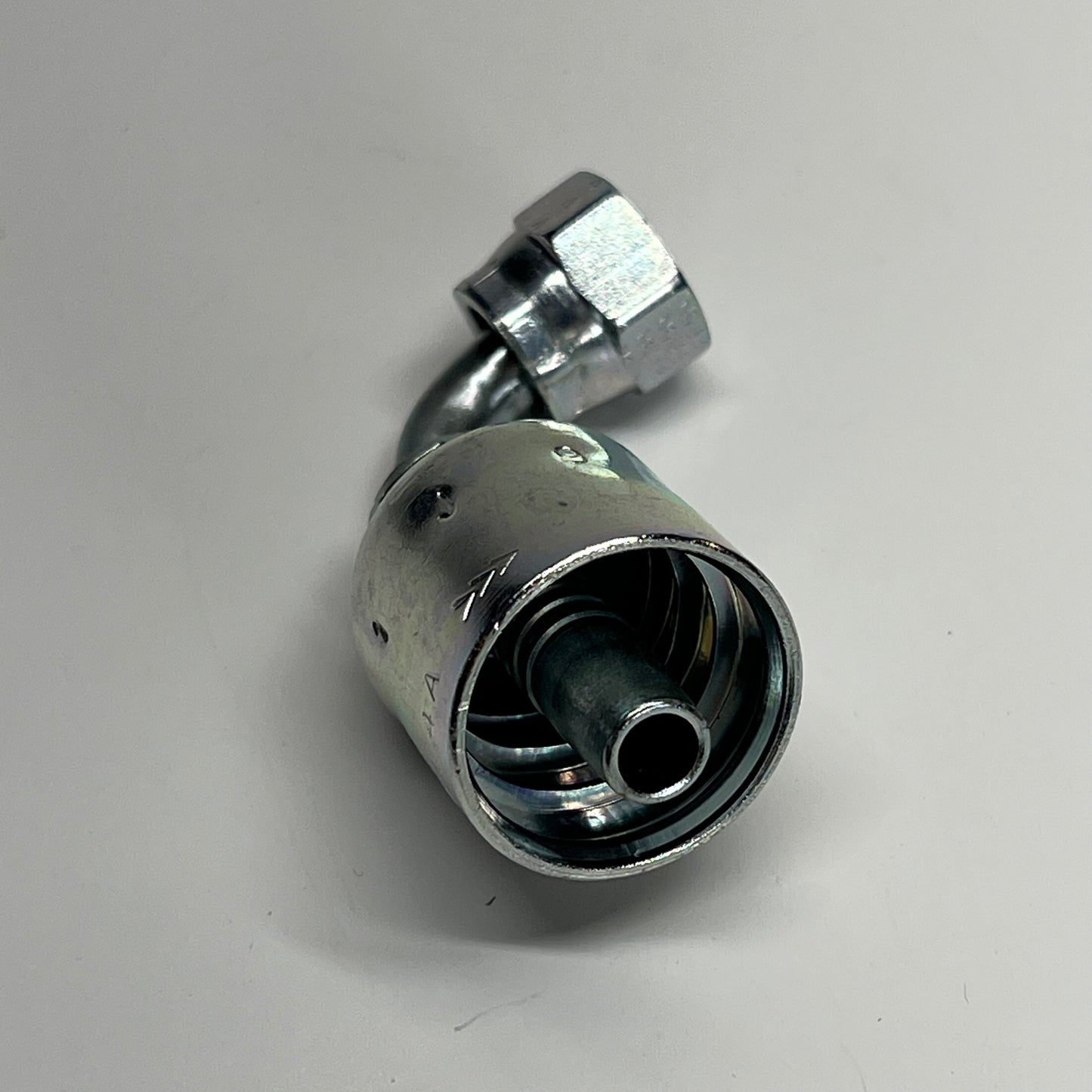PARKER (4 PACK) Hydraulic Hose  90 Deg Elbow 1/4" Thread Silver PP-00320