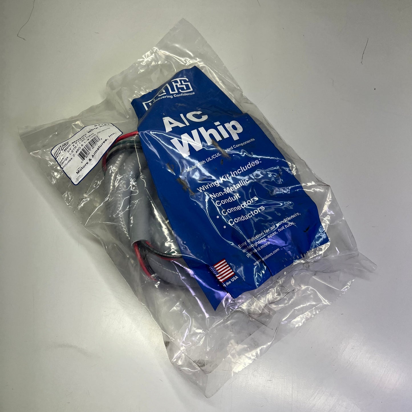 MARS A/C Whip Non-Metallic Liquid Tight Flexible Conduit 8' X 3/4 Gray 84141