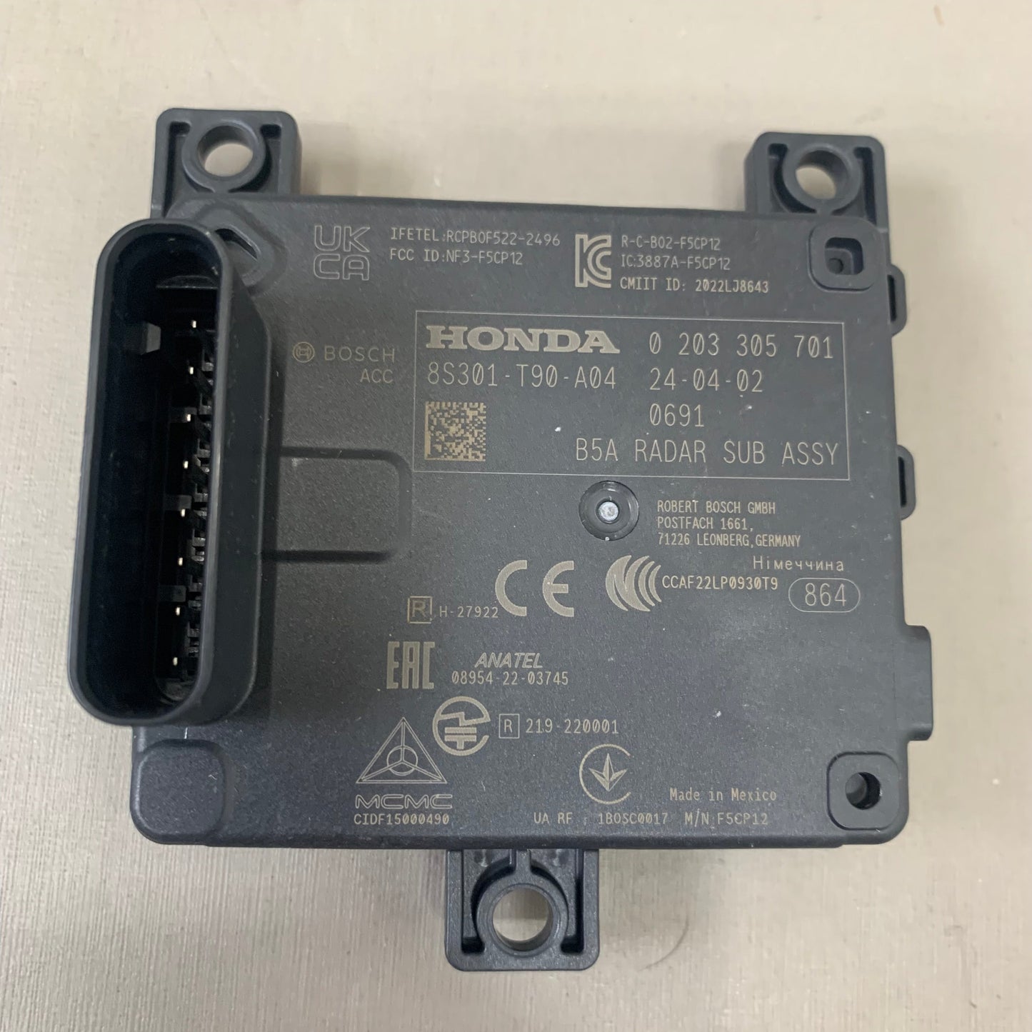 HONDA Distance Sensor For 2023–2025 Honda Pilot 8S301-T90-A04