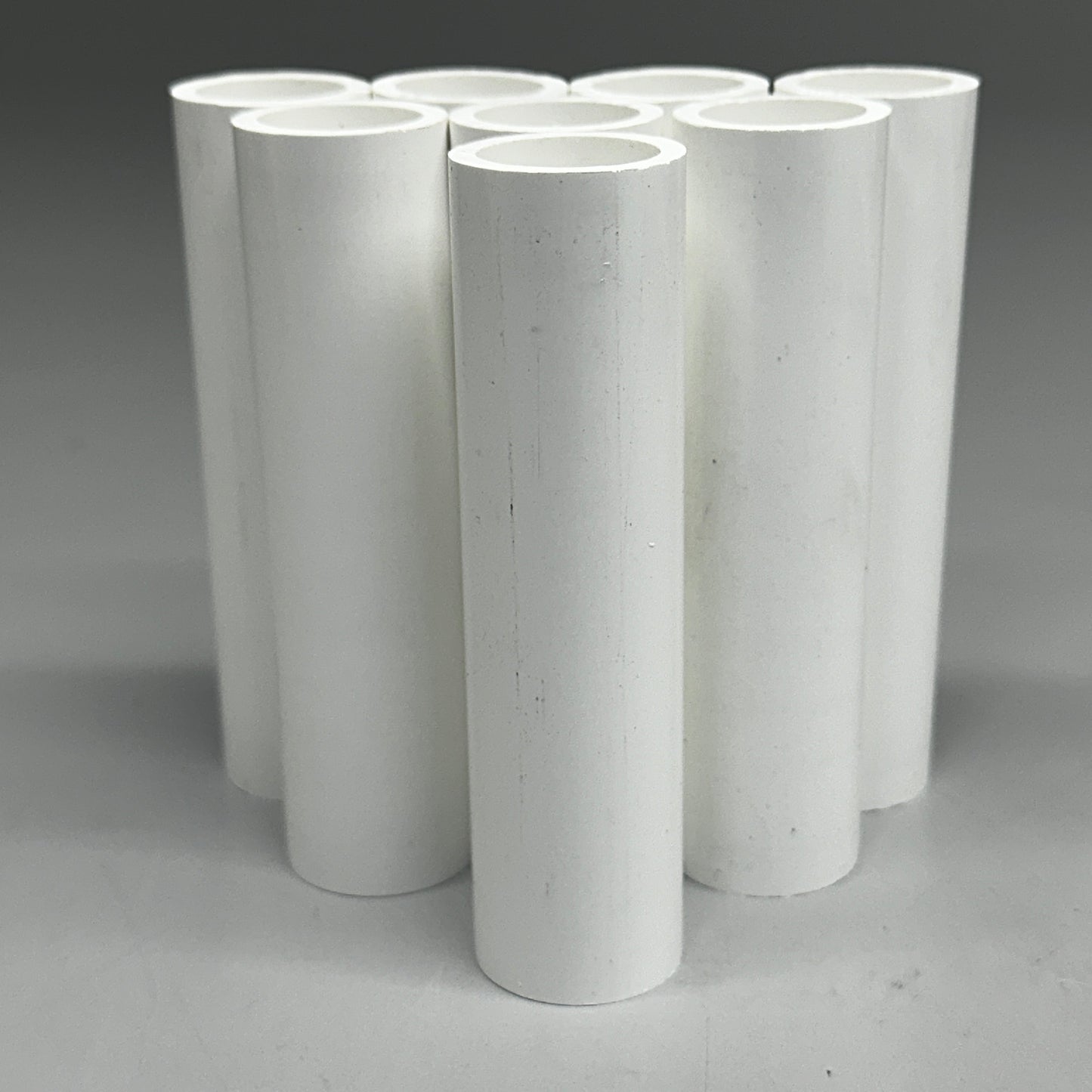 PVC PIPE (8 Pack) 3/4" 4-Way Elbow & 4" Straight Pipe PVC Fitting in White