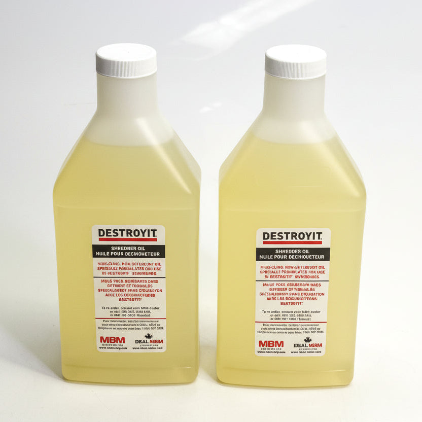 MBM DESTROYIT  (2 PACK) Specially Blended Shredder Oil 1 Quart  Clear ACCED21/6