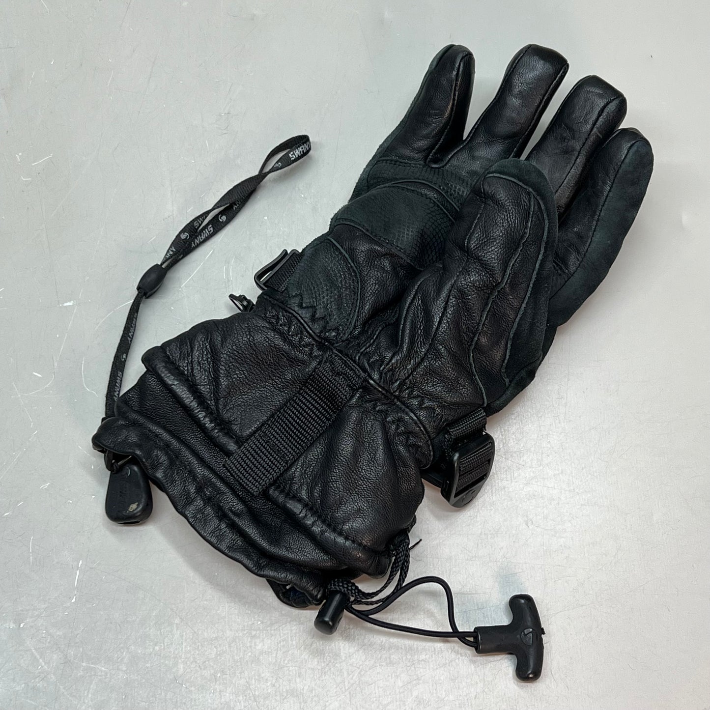 SWANY Gloves X-Cell Tri-Plex Insulation Leather Shield Men's Sz L Black (Used)