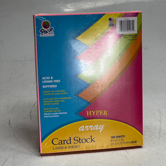 PACON (100 Sheets) Laser & Inkjet Multi Purpose Paper Sz 8-1/2" x 11", I0II8I