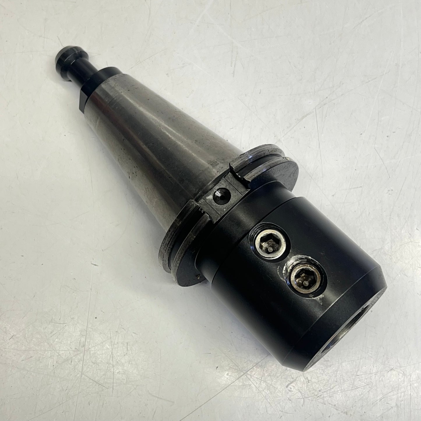 Cat 50 End Mill Holder for CNC Machining  ~1-1/2" Bit Hole Dia (Used)