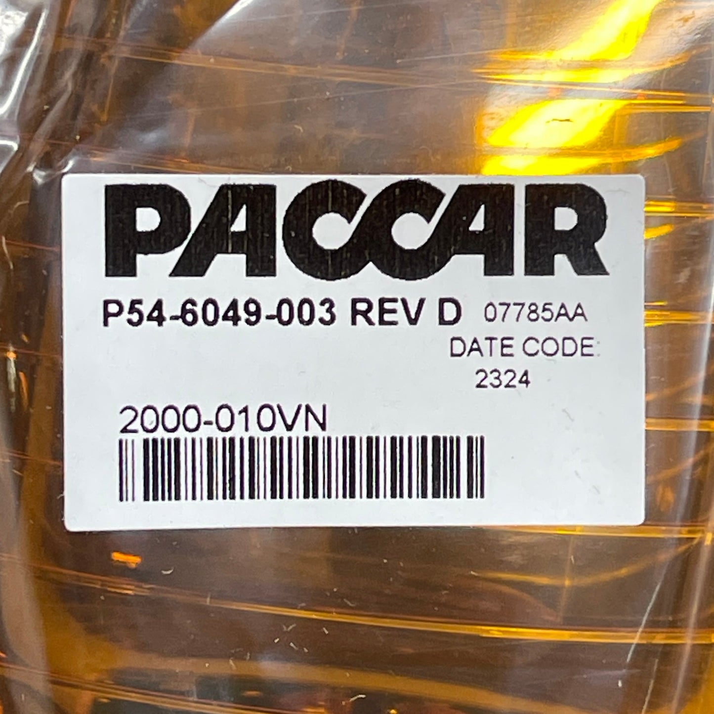 PACCAR Amber LED Clearance Marker Lamp - Replaces P54-6049-003 for Peterbilt