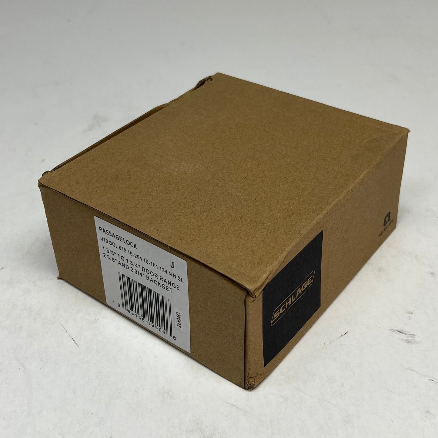 SCHLAGE Residential Solstice Passage J-series Hall/closet Satin Nickel J10SOL619