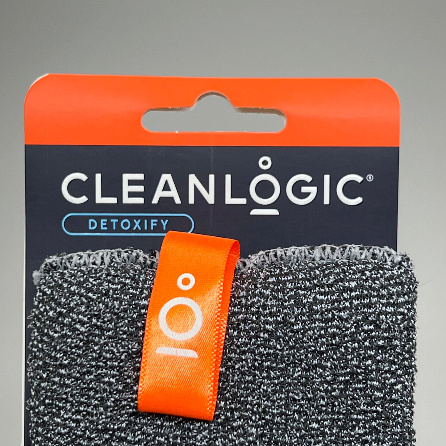 CLEANLOGIC (3 PACK) Organic Cotton Body Exfoliator Sponge White/Black 1200220