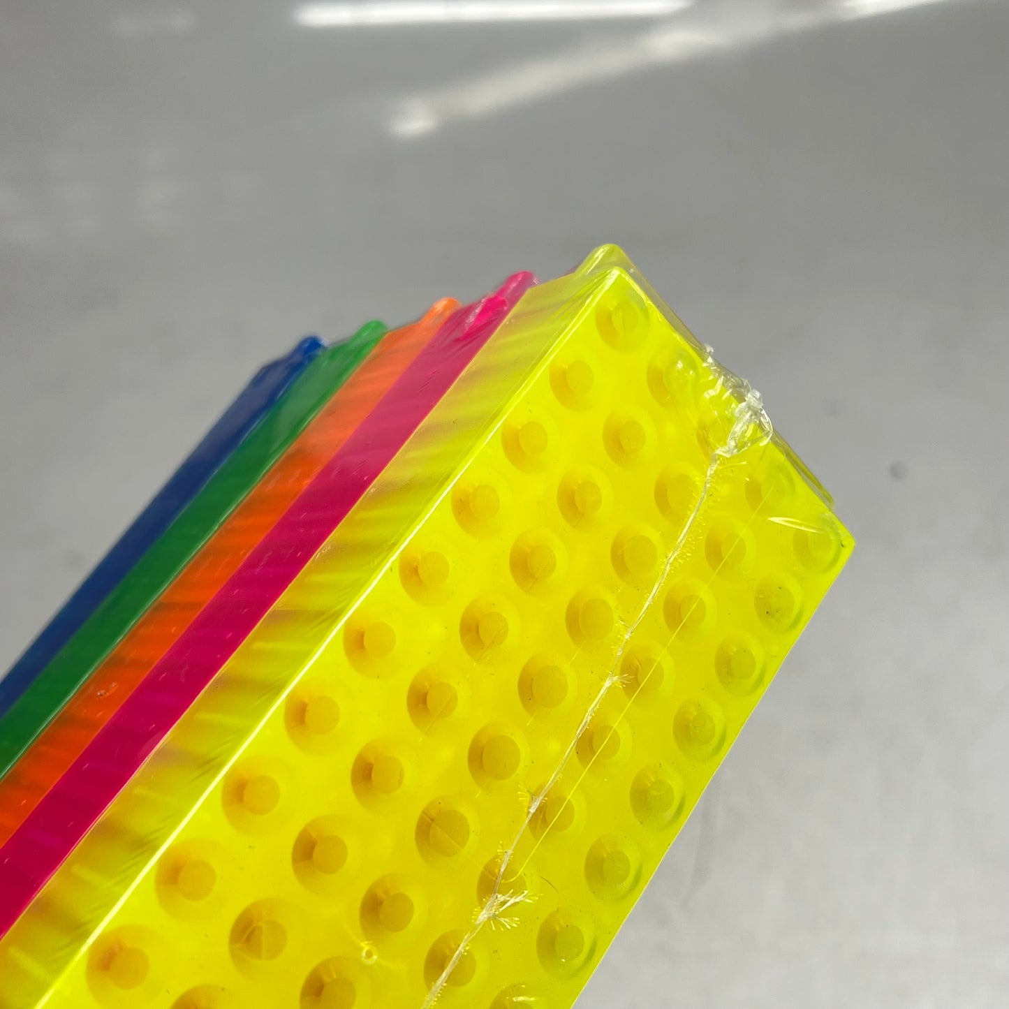 (SET OF 5) Laboratory Microcentrifuge Tube Racks  9.5"x3.5" Multicolor TR-80ASST
