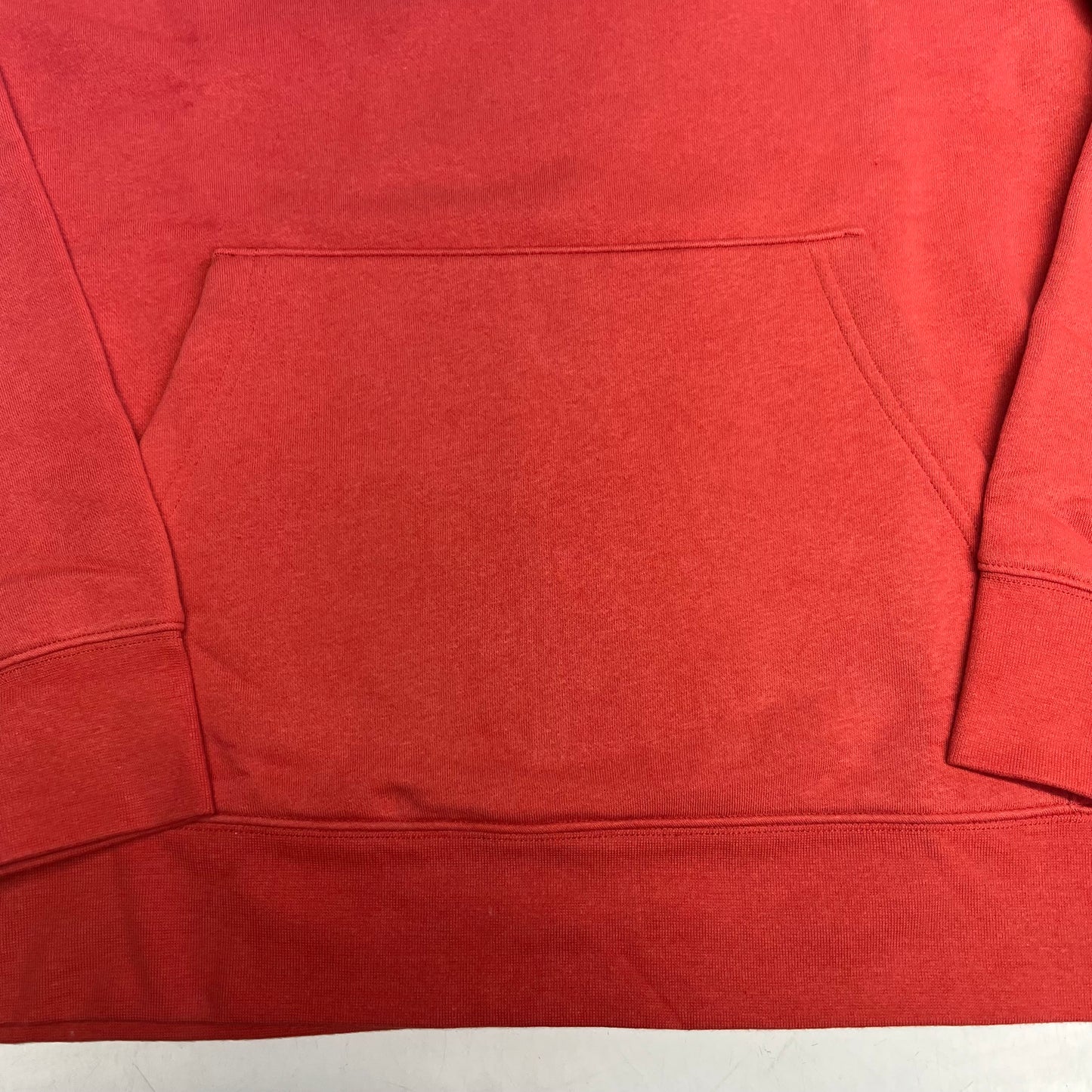 REEBOK Embroidered Logo Oversized Hoodie Women's Sz L Baked Apple REM233FH03141